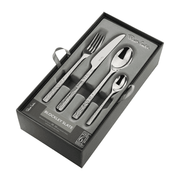 Image showing the Blockley Slate 24 Piece Cutlery Set, Stainless Steel product.