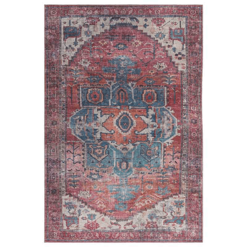 Kaya Traditional Classic Shiva Rug, 120 x 170cm, Red, Blue, Multi