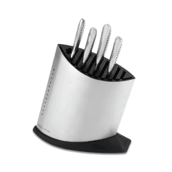 Image showing the Sai 5 Piece Global Sai Knife Block Set, Silver product.