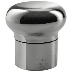 Image showing the Noe' by Giulio Iacchetti Wine bottle stopper, 6cm, Stainless Steel product.