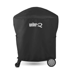Image showing the Premium Q™ 1000 & 2000 Barbecue with stand cover, Black product.