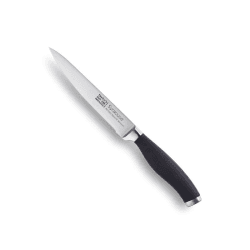 Image showing the Syracuse Soft Grip Serrated Utility Knife, 13cm, Black product.