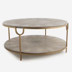 Image showing the Katia Coffee table, H46 x D98cm, Cream product.