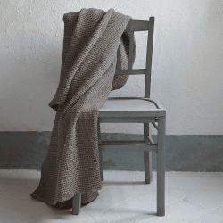 Image showing the Maia Throw, 140 x 200cm, Storm Grey product.