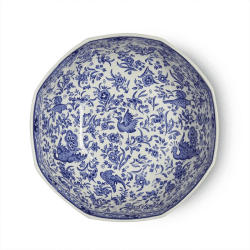 Image showing the Regal Peacock Octagonal Bowl, D20.5cm, Blue product.