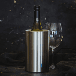 Image showing the Double Walled Wine Cooler, Stainless Steel product.
