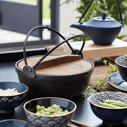 Image showing the World of Flavours - Oriental Cast Iron Cooking Pot, 21 x 21 x 10 cm product.