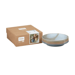 Image showing the Kiln Accents Set of 4 Small Plates, D17cm, Multi product.