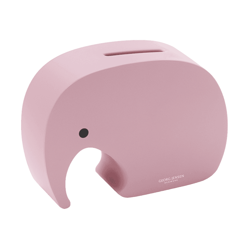 Miniphant Moneybox, H9 x W12.5cm, Strawberry Blush