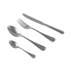 Image showing the 16 piece cutlery set, Stonewash Stainless Steel product.