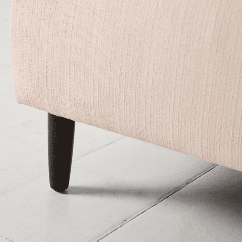 Model 05 2 Seater Linen Sofa, Pink