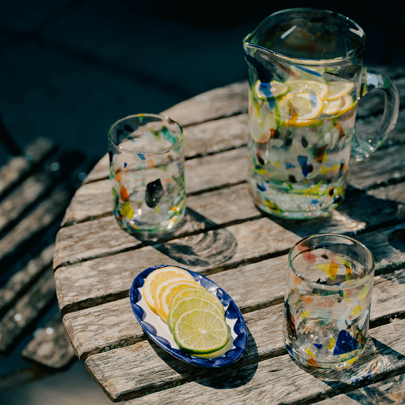 Terrazzo Set of 2 Tumblers, 350ml, Multi