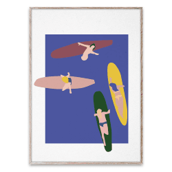 Image showing the Surfers FSC Print, 50 x 70cm product.