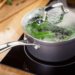 Image showing the Rocktanium Non-Stick saucepan, 18cm, Aluminium product.