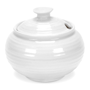 Image showing the Ceramics Covered sugar bowl, 31cl, White product.