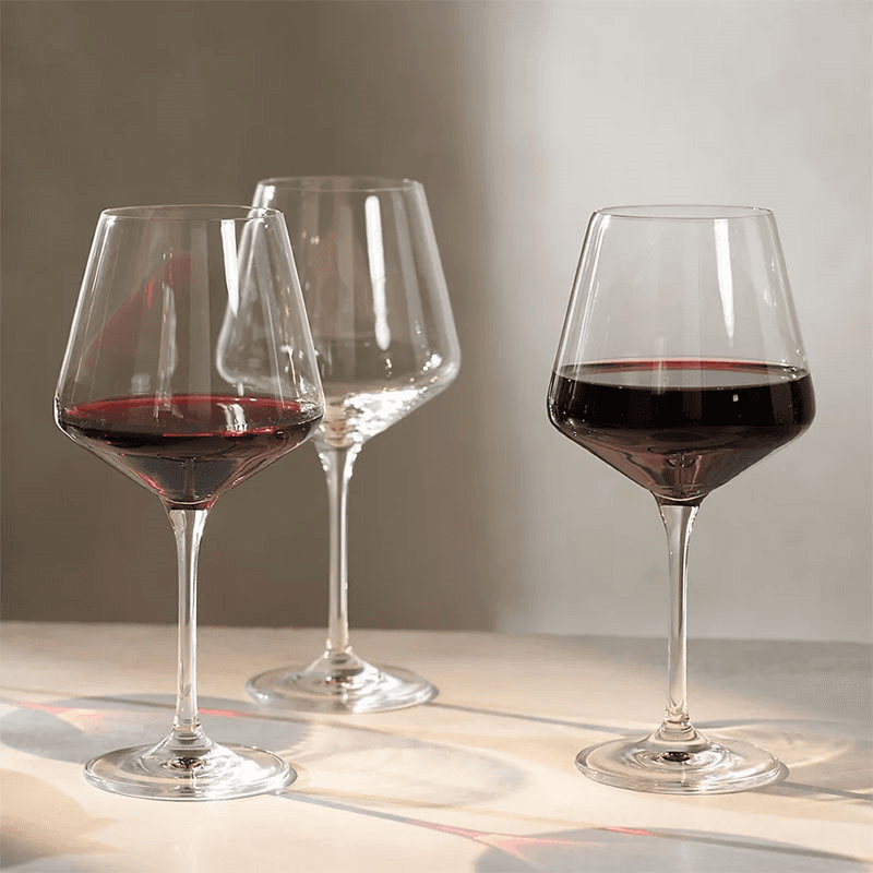 Pimlico Set of 4 Red Wine Glasses, Clear