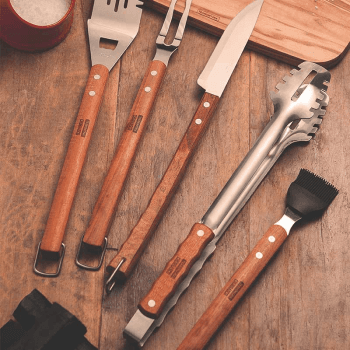 Image showing the Churrasco barbecue tongs, stainless steel, 47.3 cm product.