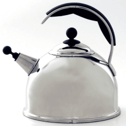 Image showing the Whistling Kettle, Stainless Steel, Silver product.