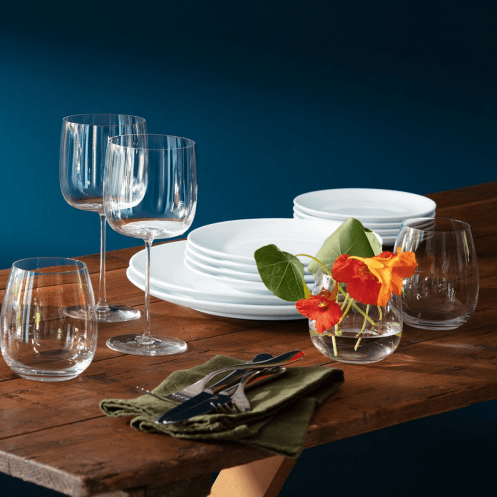 Borough Set of 4 wine glasses, 380ml, clear