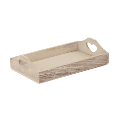 Image showing the Large Shallow Heart Tray product.
