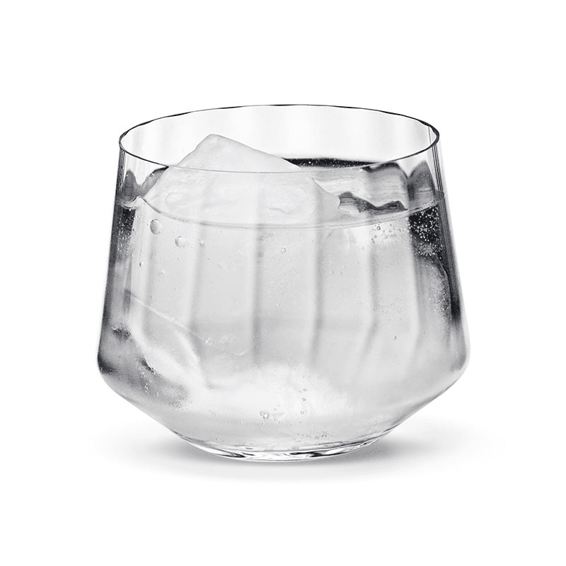 Bernadotte Set of 6 Low Lead Free Crystal Glass Tumblers, 250ml, Clear