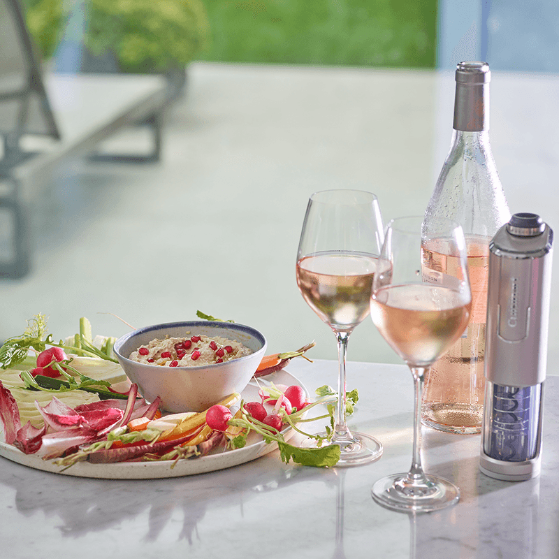 Cordless 4 in 1 Wine Opener, Silver