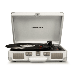 Image showing the Cruiser Deluxe Plus Portable Turntable, White Sand product.