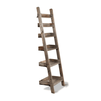 Image showing the Aldsworth Shelf ladder, H178 x W49 x D40cm, Natural product.