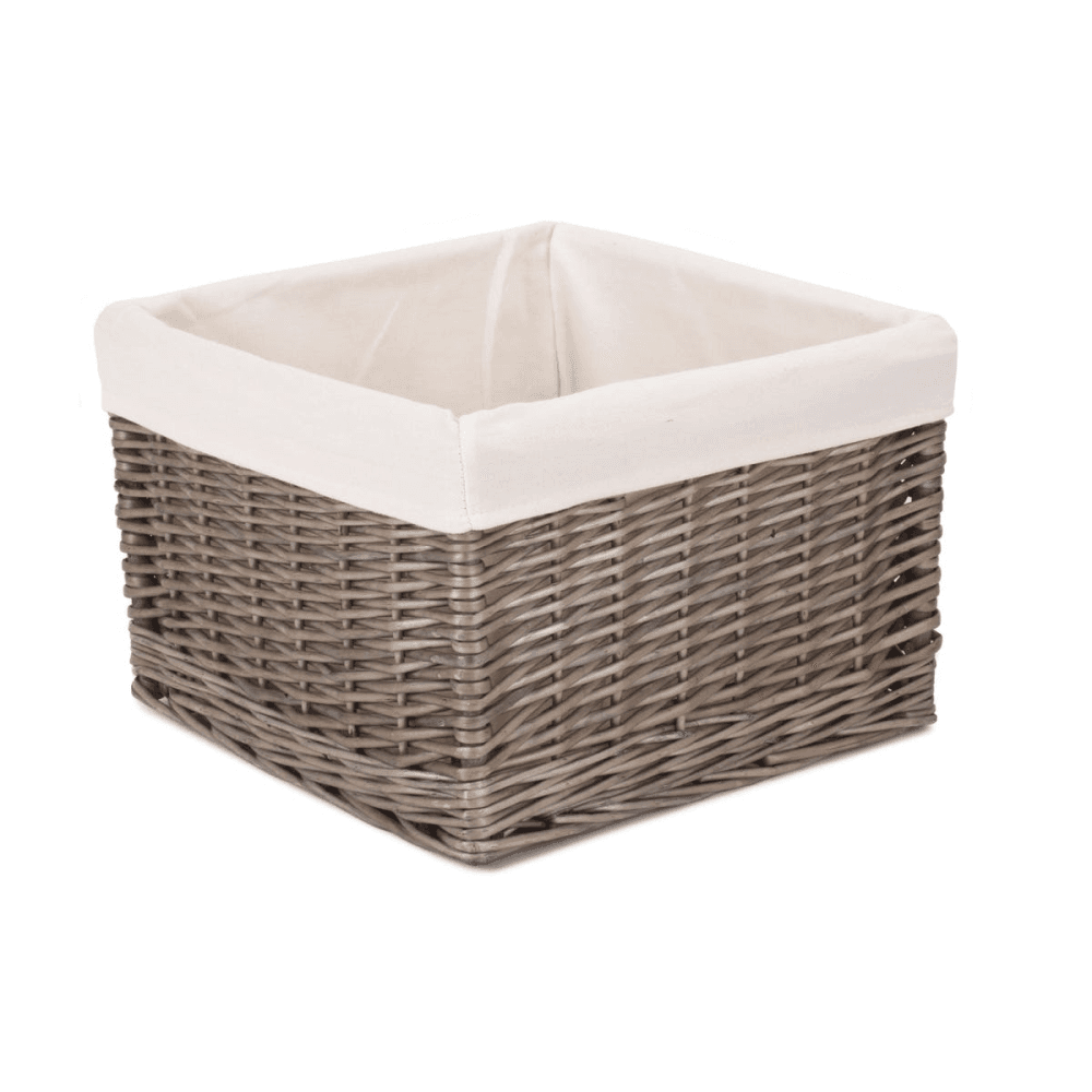 Antique Wash Medium Storage Basket