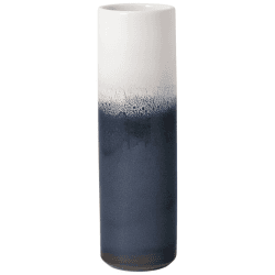 Image showing the Lave Home Cylinder Vase, Large, Blue product.