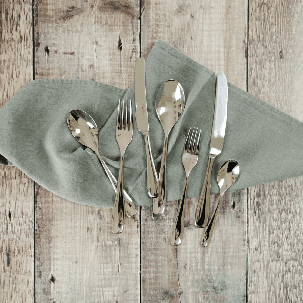 Warwick Bright 84 piece cutlery set, Stainless Steel