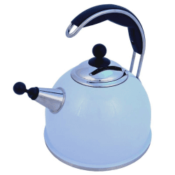 Image showing the Stainless Steel Whistling Kettle, Duck Egg Blue product.