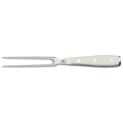 Image showing the Cl Ikon Crème Straight meat fork, 16cm, Cream product.