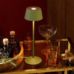 Image showing the Scoon Rechargable Lamp, H32cm, Watercress product.