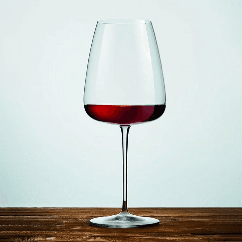 Talismano Set of 4 Bordeaux Red Wine Glasses, 700ml, Clear