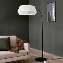 Image showing the Dicte Floor Lamp, H180cm, White product.