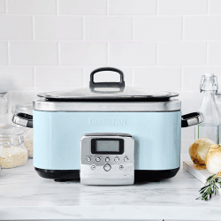 Image showing the Non-Stick Slow Cooker, 6L, Blue Haze product.