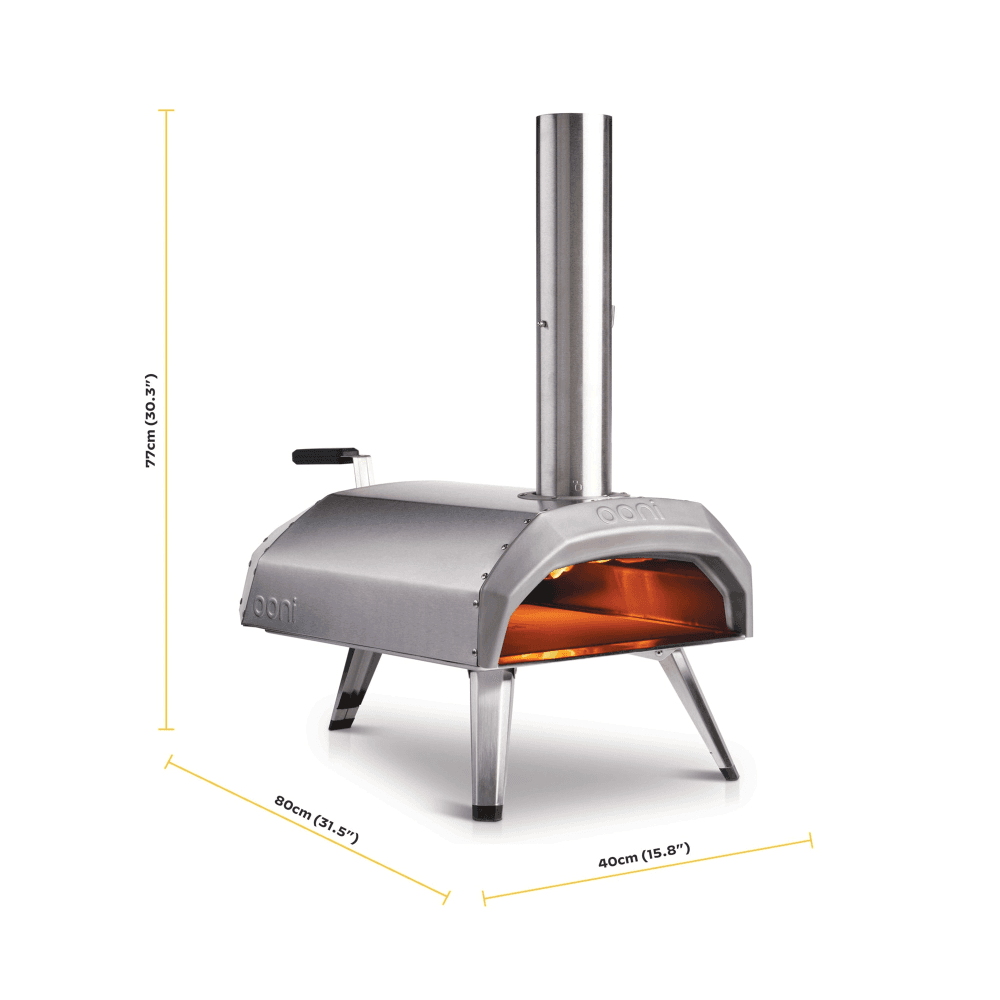 Karu 12 Multi-Fuel Pizza Oven, Silver
