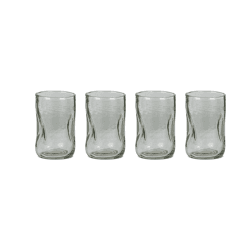 Image showing the Chandani Set of 4 Tumblers, 400ml, Clear product.