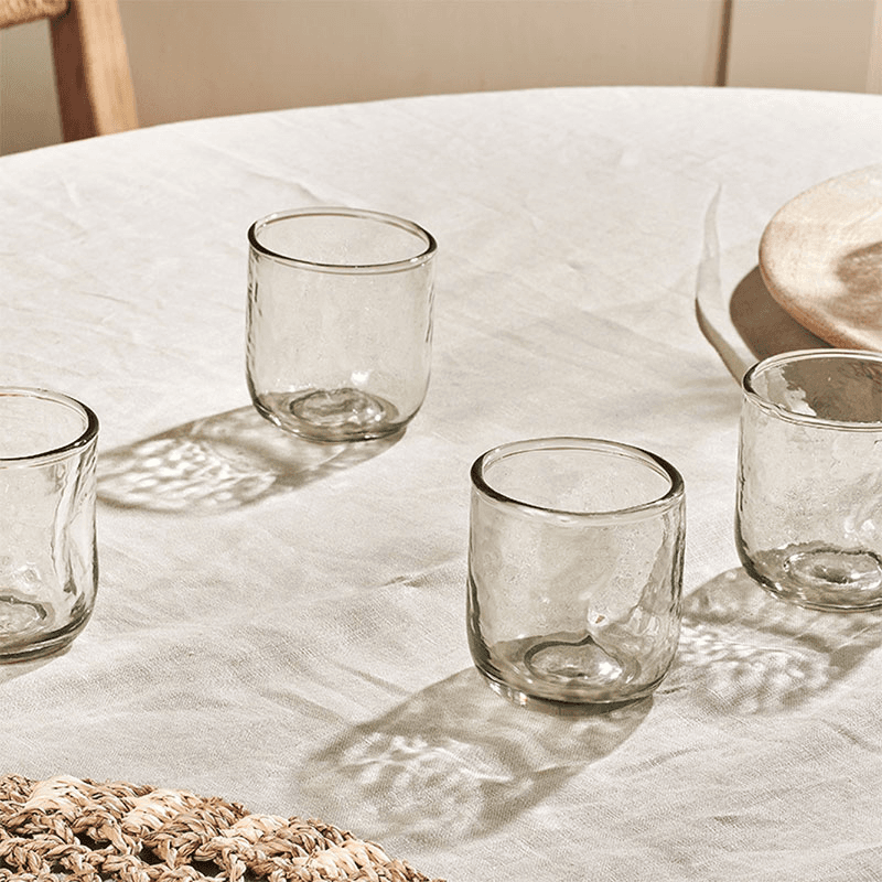 Chandani Set of 4 Tumblers, 200ml, Clear