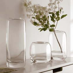 Image showing the Melt Vase, H34cm, Clear product.