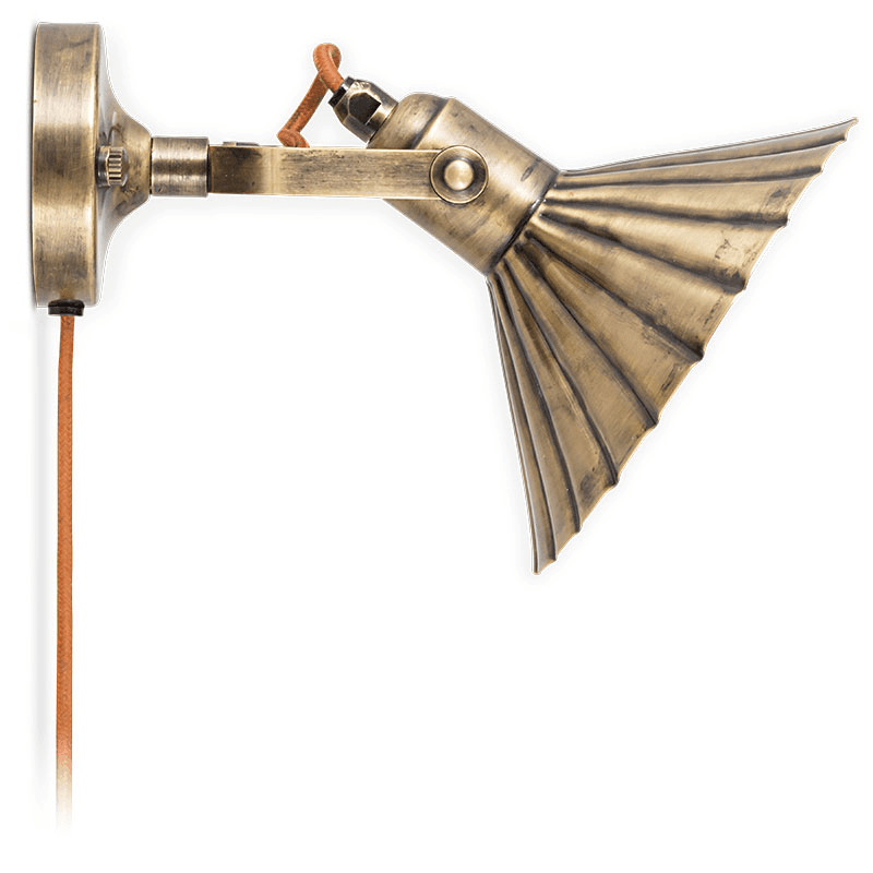 Moti Wall Lamp, H20cm, Antique Brass