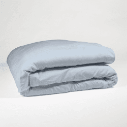 Image showing the The Edged 300 Thread Count Oxford Border Duvet Cover, King, Nordic Sky product.