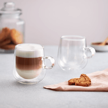 Image showing the Duo Latte Glass Set, 325ml product.