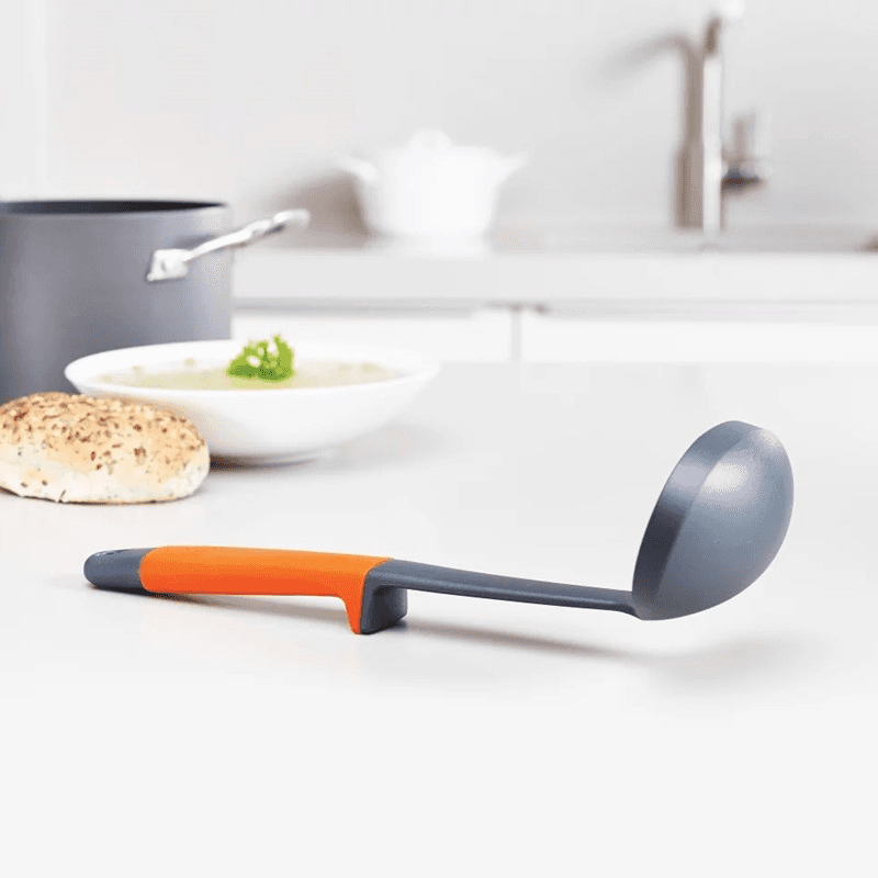 Elevate 6 piece kitchen utensils with carousel stand, Multi Coloured