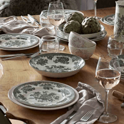 Image showing the Asiatic Pheasants Pasta Bowl, D23cm, Green product.