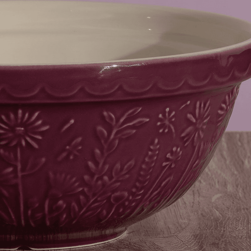 In The Meadow Daisy Mixing Bowl, D26 cm, Purple