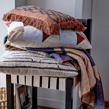 Image showing the Galia Cushion, 25 x 50cm, Brown product.