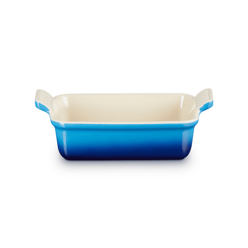 Stoneware Heritage Rectangular Dish, 19cm, Azure