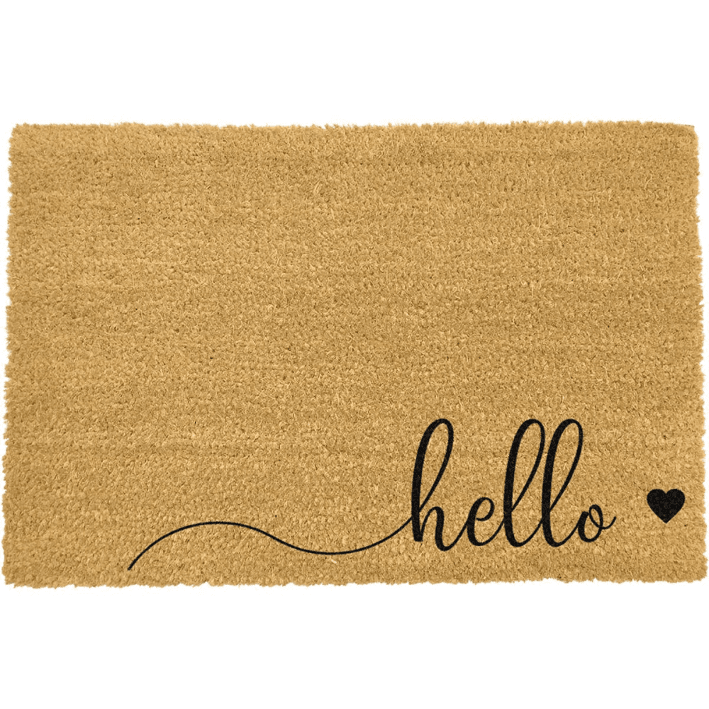 Artsy Doormats Hello, Doormat, Natural